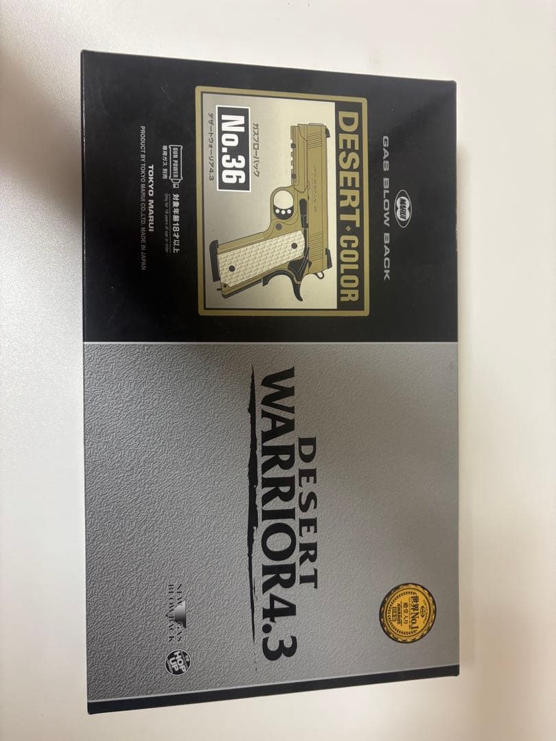 茶*夢様 DESERT WARRIOR 4.3 デザートカラー ガスガン