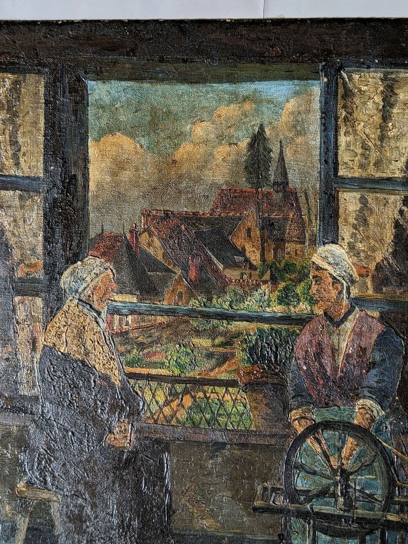 ♦西洋絵画 アンティーク 油彩画 古美術品 コレクション 骨董品 アンティーク