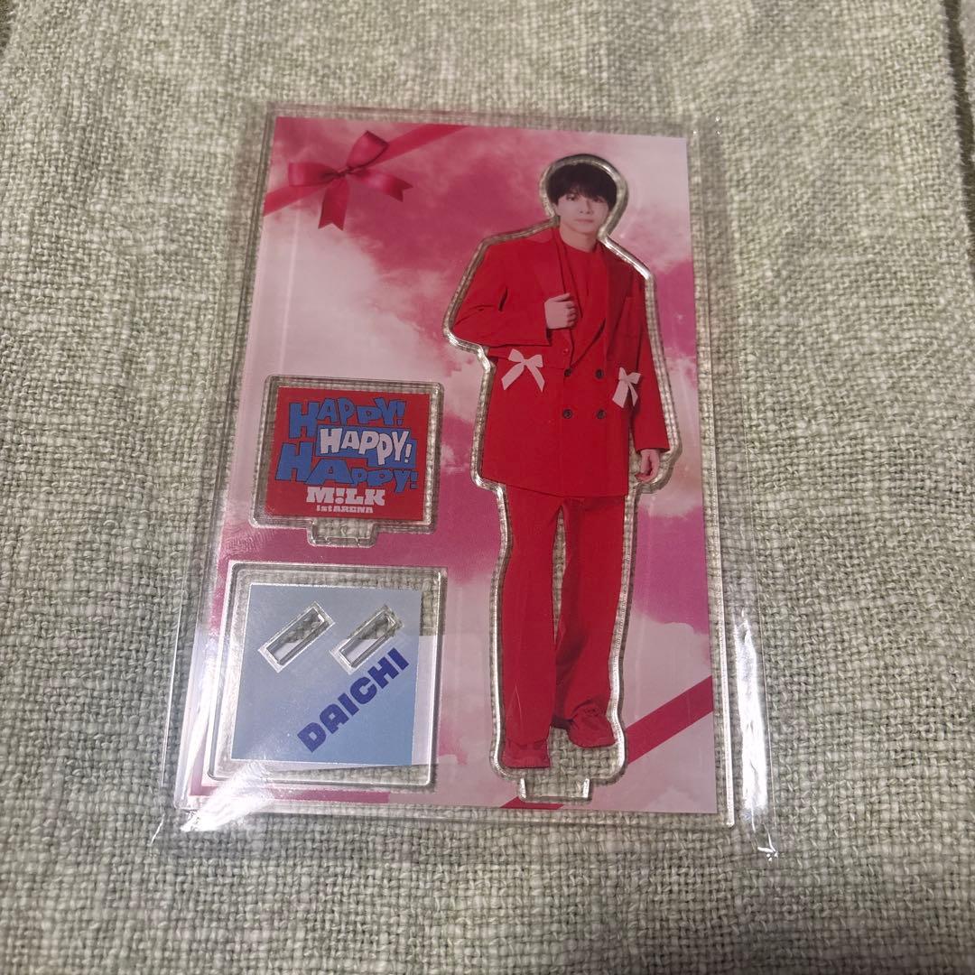 M!LK 塩﨑太智 アクリルスタンド HAPPY! HAPPY! HAPPY 赤