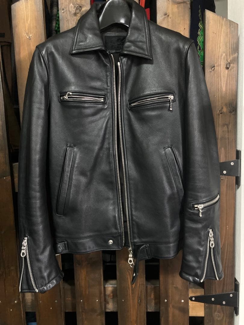 シングルライダース　ドミネータータイプ　牛革　難あり