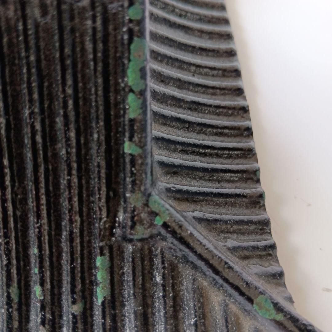 ミニチュア城　 鋳鉄製 黒色三重塔