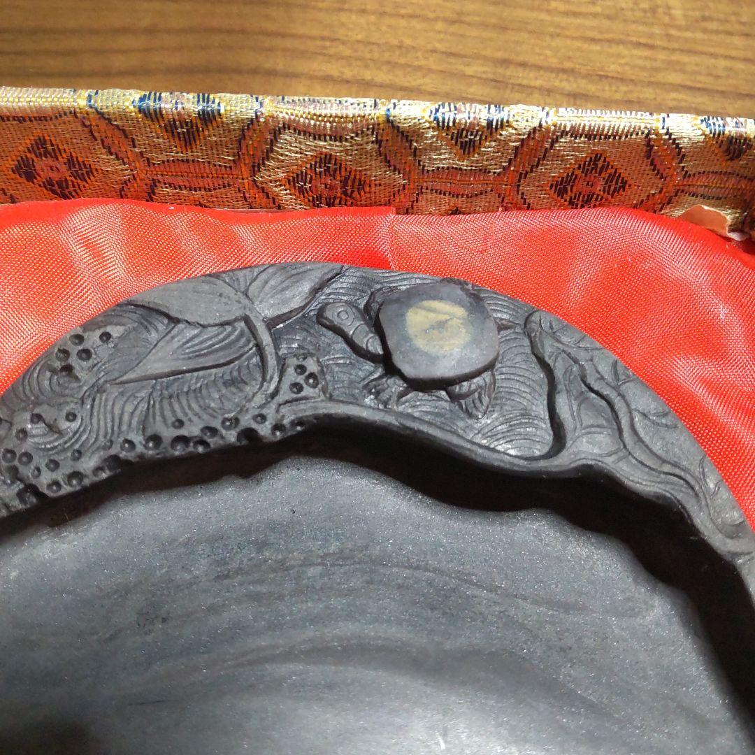 希少品 美品 端渓 硯箱 専用化粧箱付き 石眼あり。