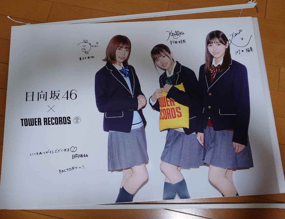 日向坂46 直筆サイン入り撮り下ろしポスター 「ソンナコトナイヨ」FACTORY