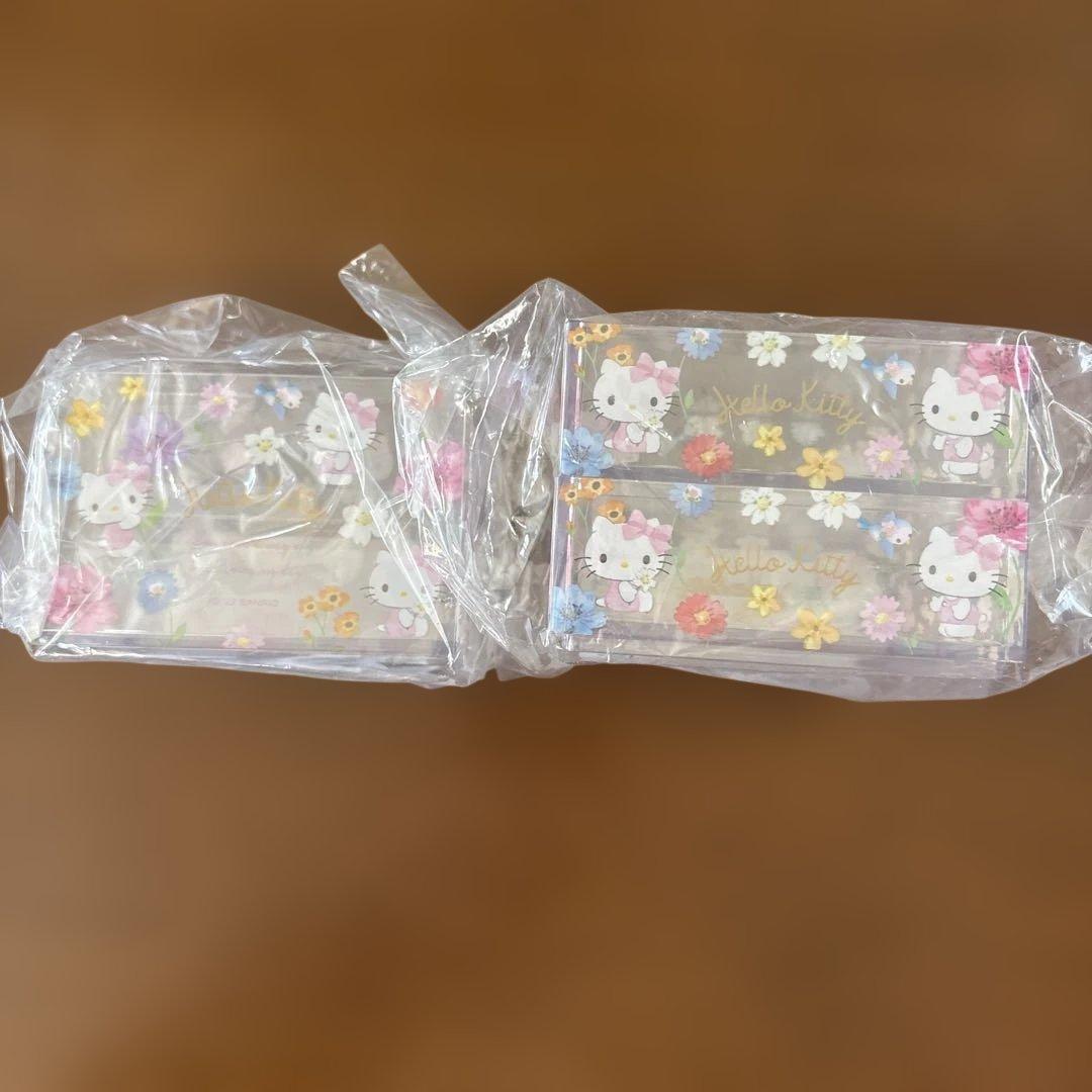 サンリオ ハローキティ 春色シリーズ メモスタンド スタッキングケース 小物入れ