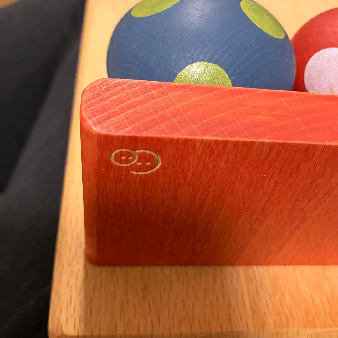 こまむぐ　木製きのこ型おもちゃセット どんぐりころころ