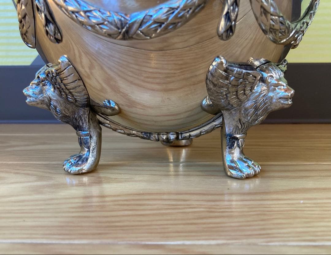 ラドガ インペリアルコレクション 銀 ベネチアングラス デキャンタ 空瓶 空箱