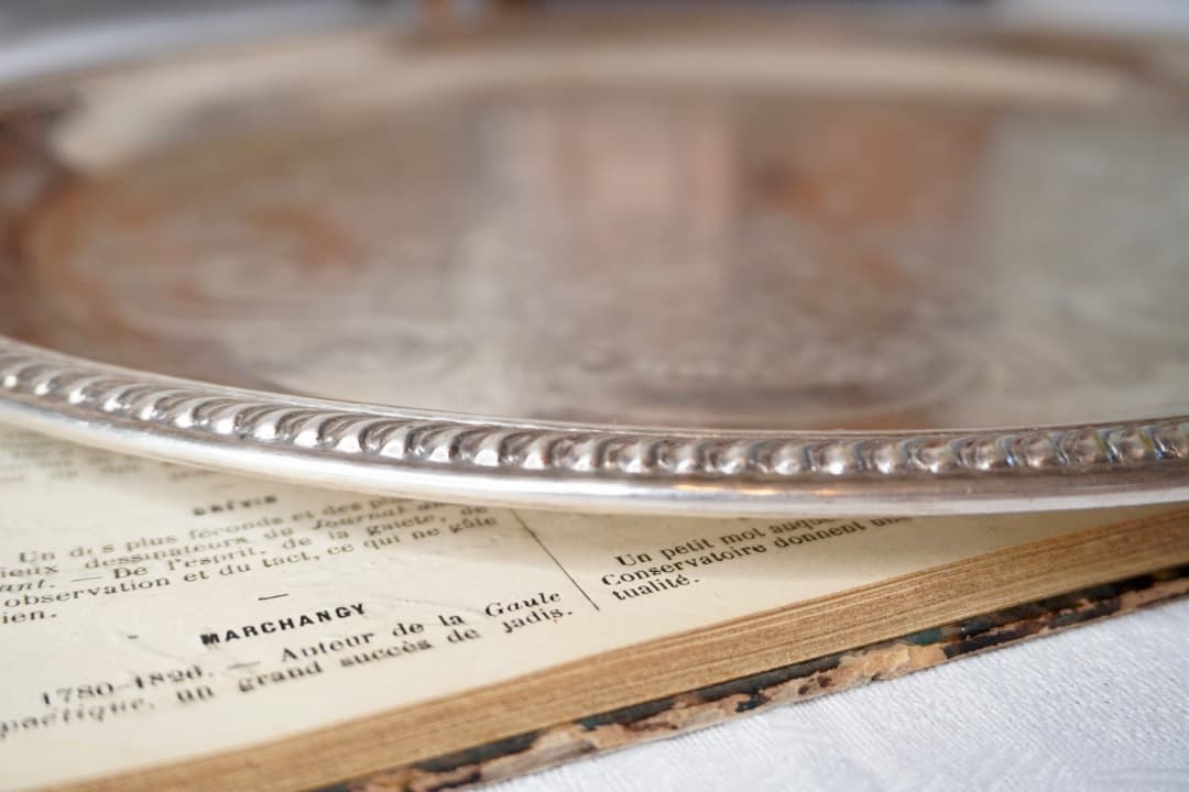 アメリカ ヴィンテージ シルバープレート トレー