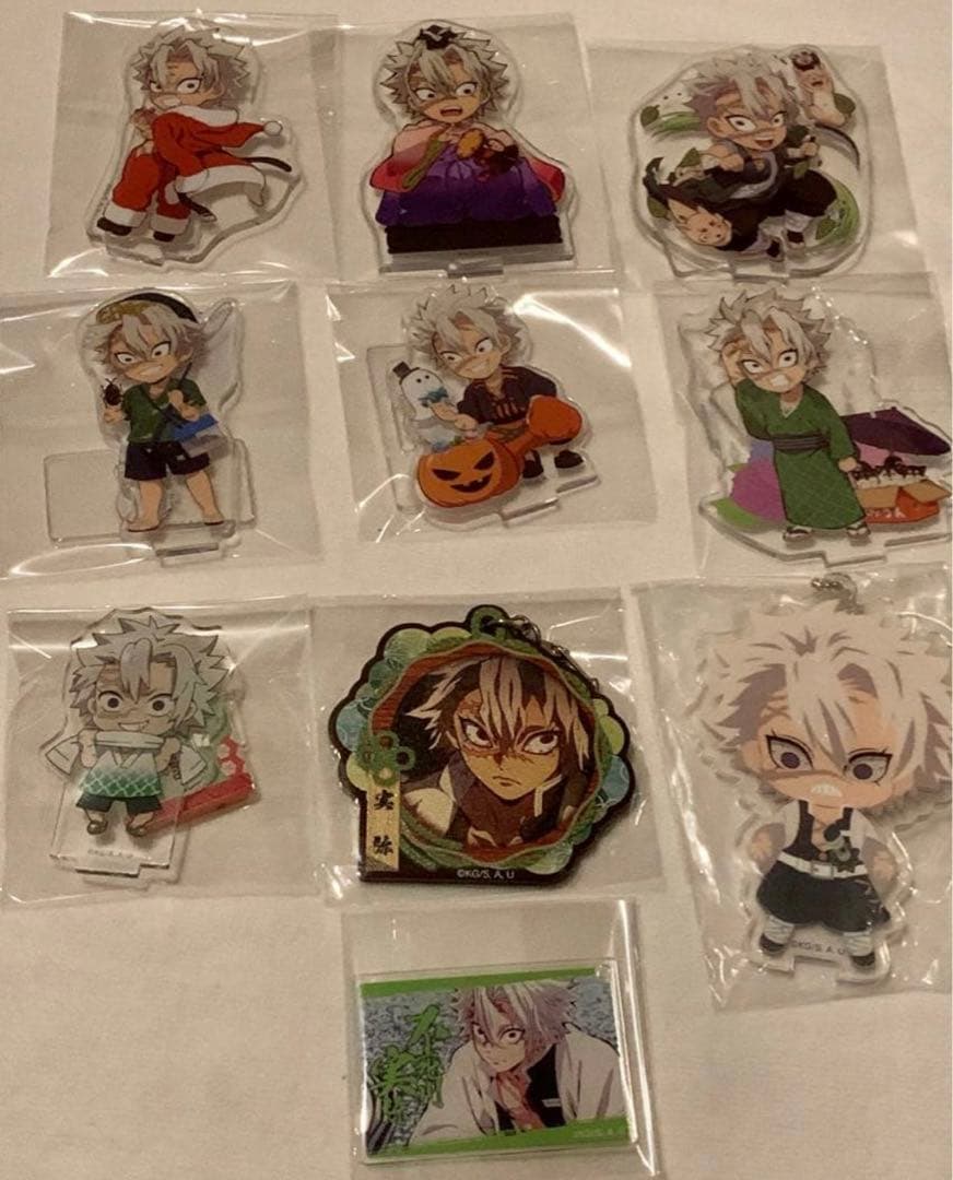 鬼滅の刃　不死川実弥ufotable Cafe ナンジャ極楽湯アクスタアクキー