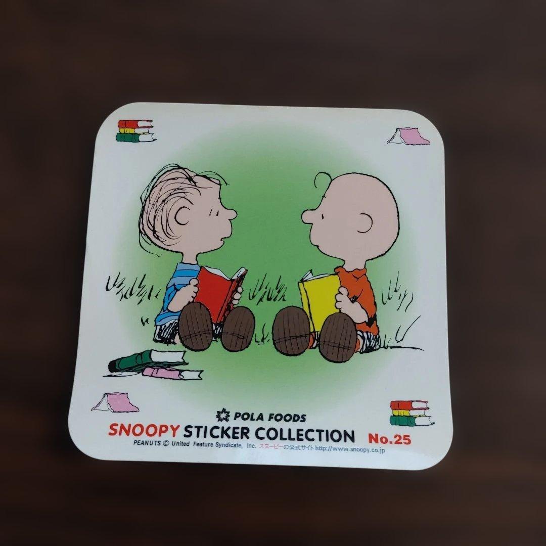 スヌーピー　POLA FOODS　ステッカー
