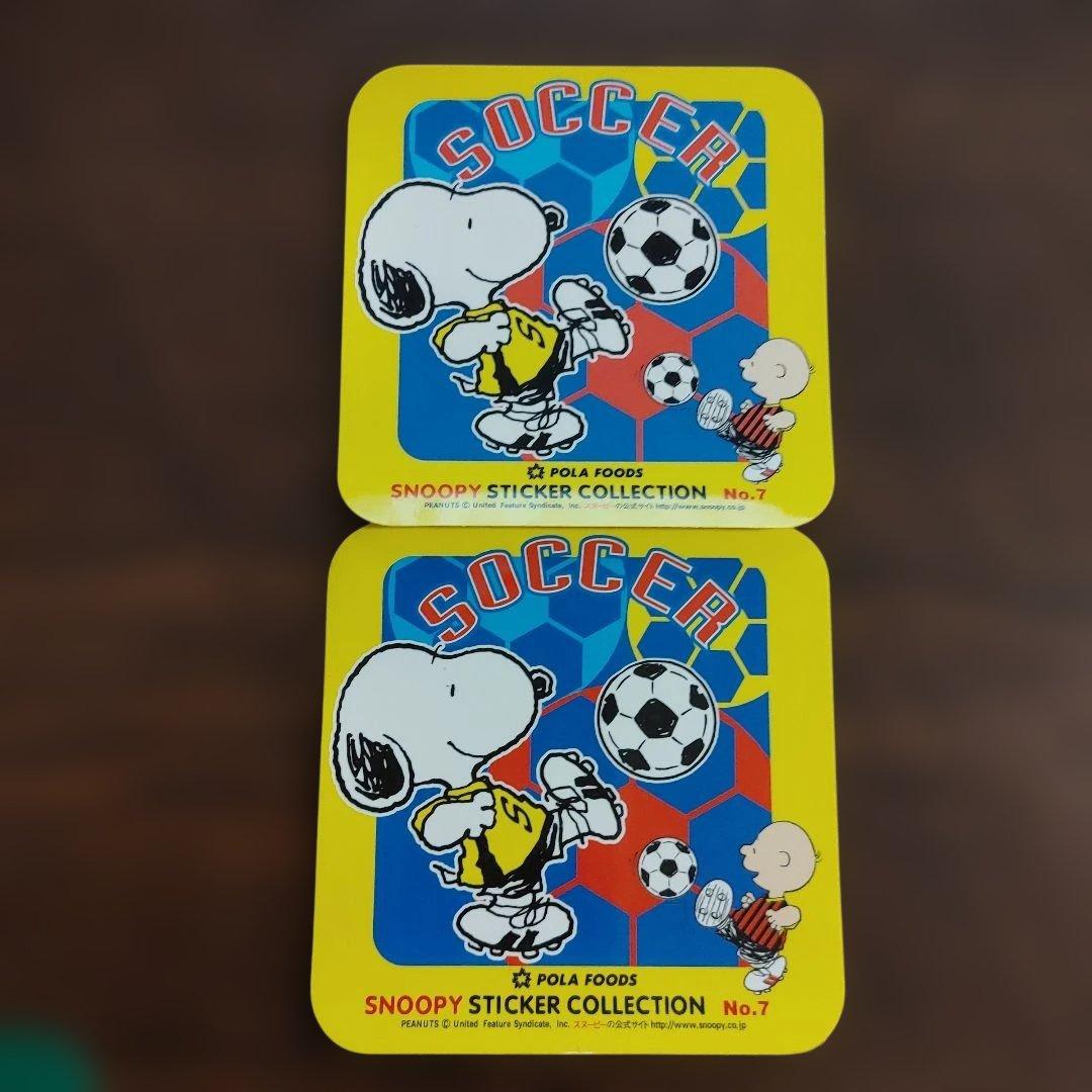 スヌーピー　POLA FOODS　ステッカー