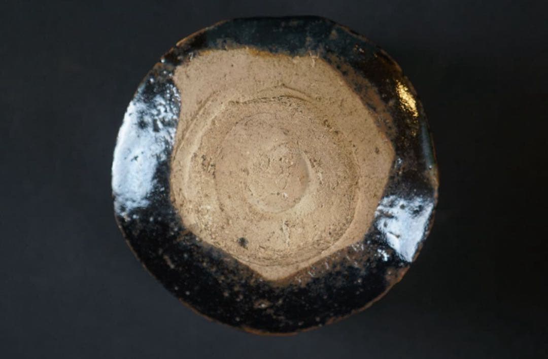 人間国宝 荒川豊蔵 無田陶人 識箱 黒織部茶碗 茶道具