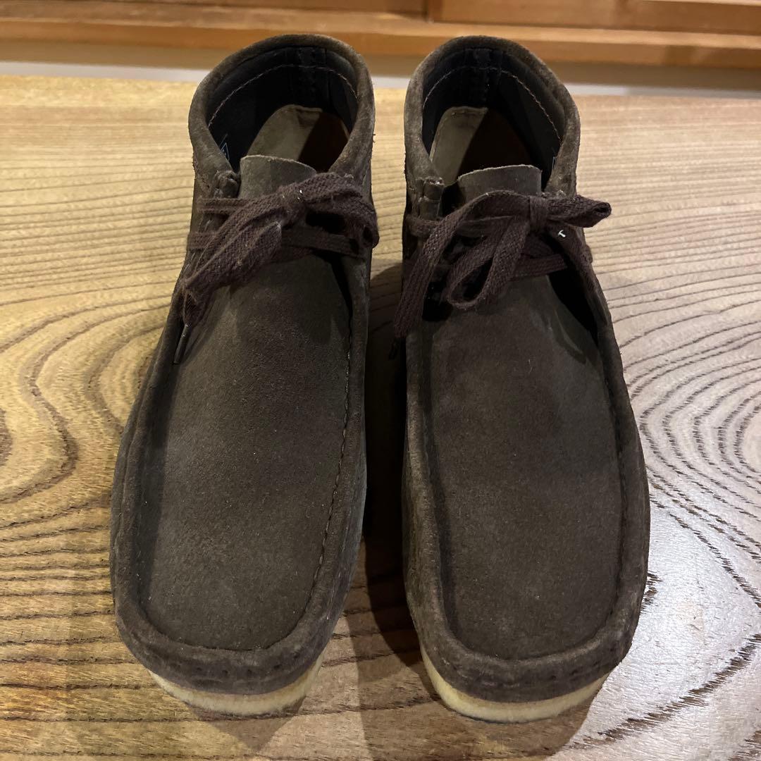 クラークス ワラビー オリジナル ダークブラウン スエード 美品