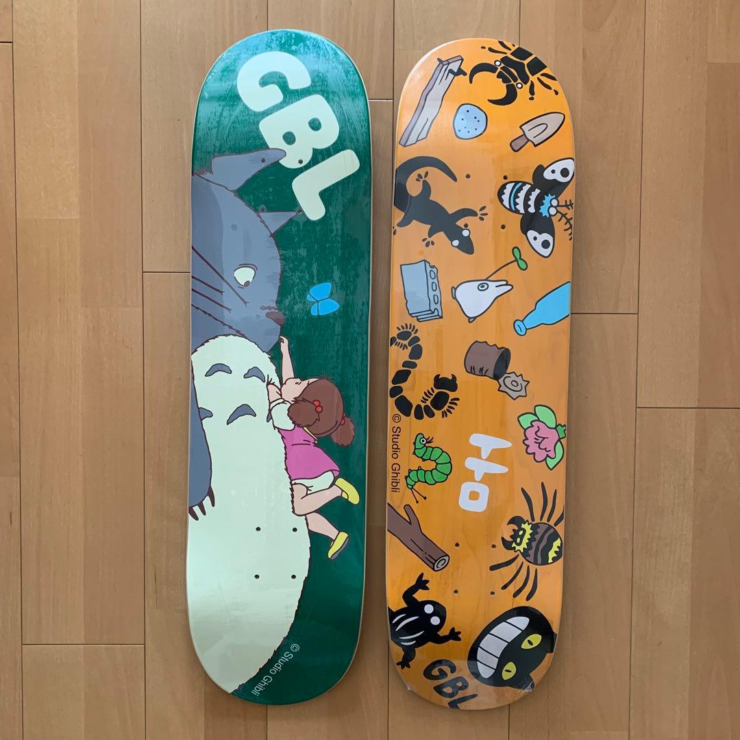 GBL トトロ スケートボードデッキ2枚セット 宮崎駿 スタジオジブリ