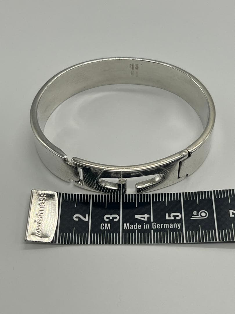 グッチ GUCCI Gカットアウト プレート バングル　SV925