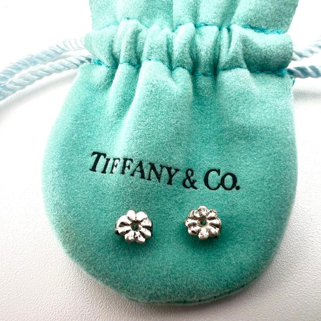 TIFFANY ティファニー オープンハート スタッド ピアス 両耳用