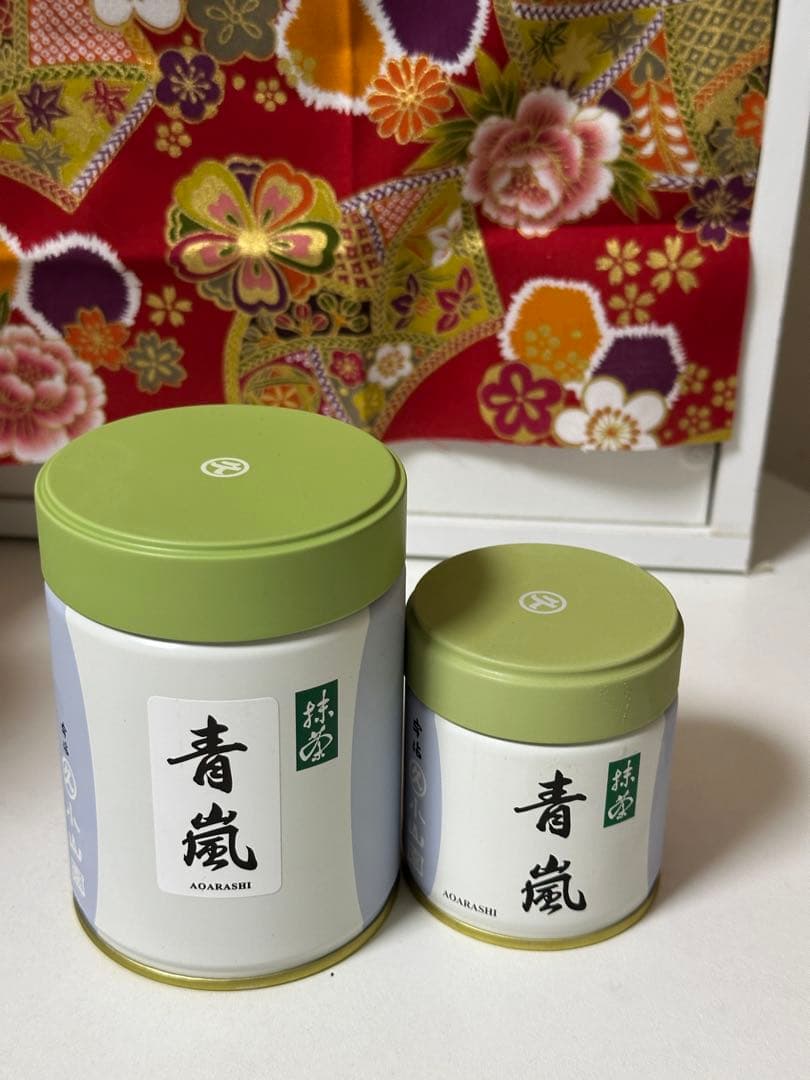 丸久小山園　青嵐　100g缶入り40g缶　【2缶セット】 京都宇治丸久小山園