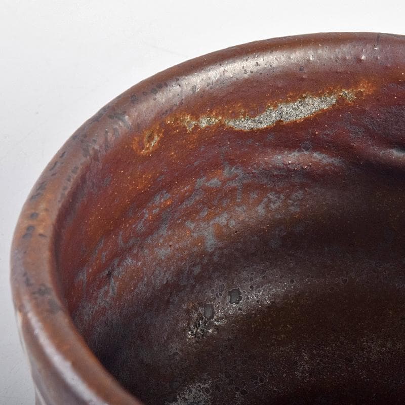 茶道具　志野焼　茶碗　在銘　共箱　M　R7662