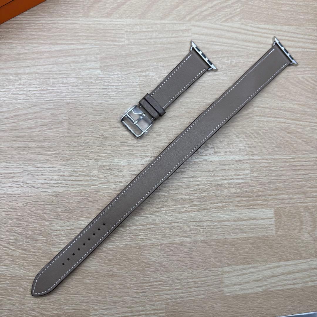 2178 Apple Watch エルメス　エトゥープ　ドゥブルトゥール　二重