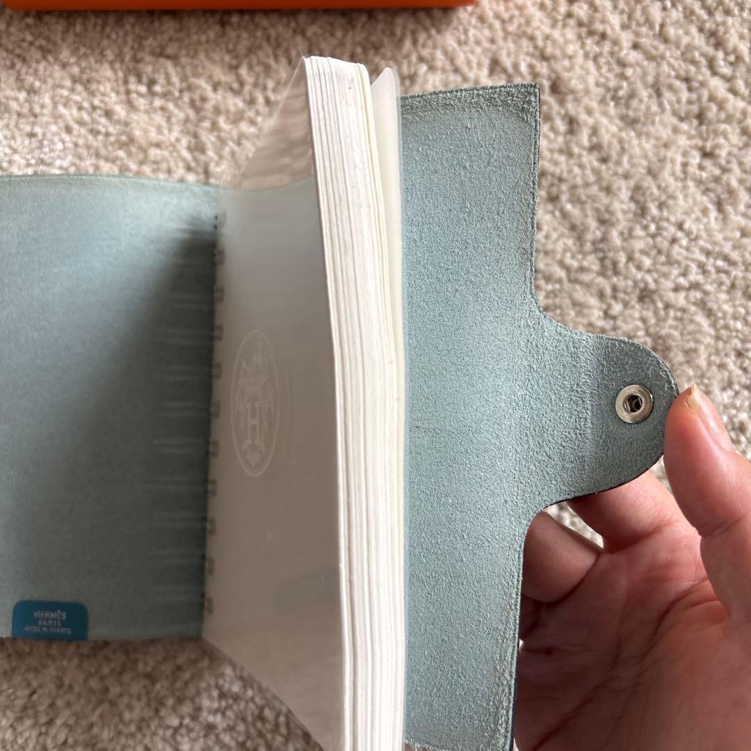 リフィル付き　エルメス　Hermes ノートカバー　ユリス　GM アジェンダ