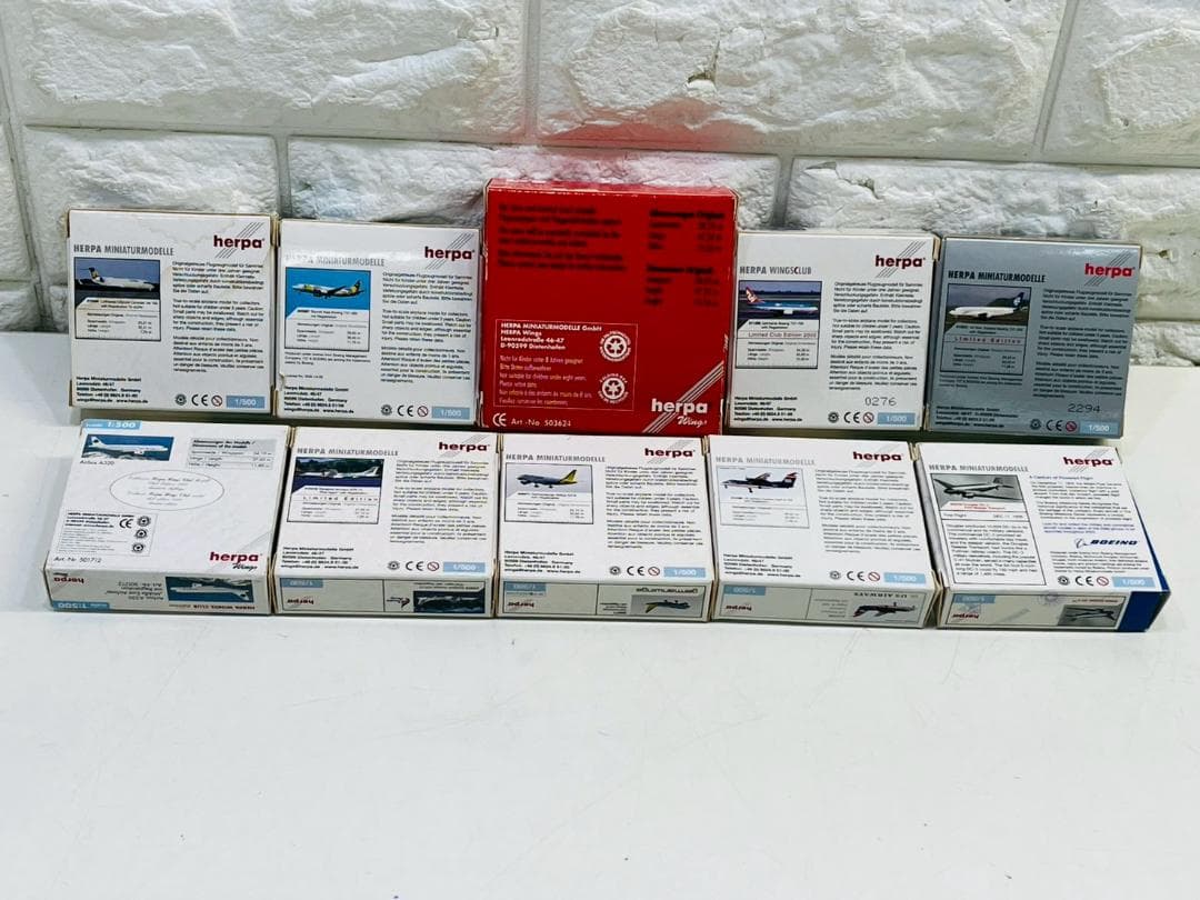 210Z herpa 航空機モデル 10個セット