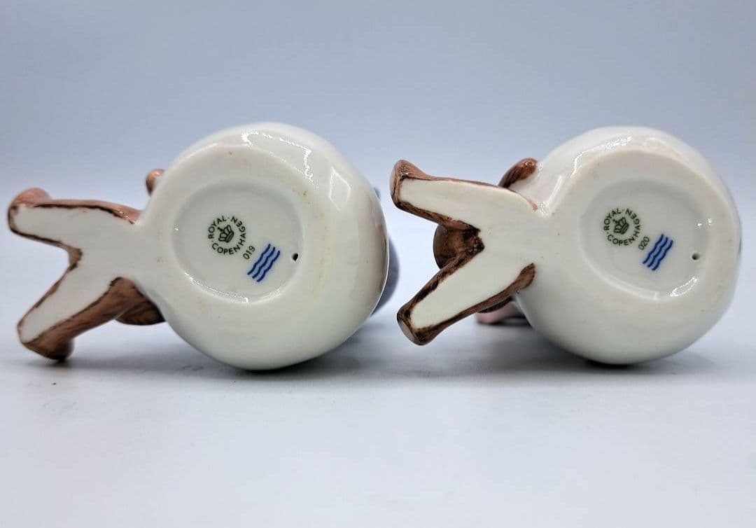 ロイヤルコペンハーゲン　ペア　スノーマン　ベイビー　ベア付き