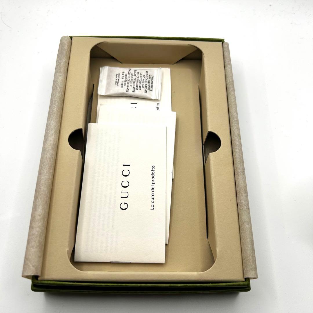 新品未使用タグ付き　GUCCI iPhoneケース　15 マーモント　シマ