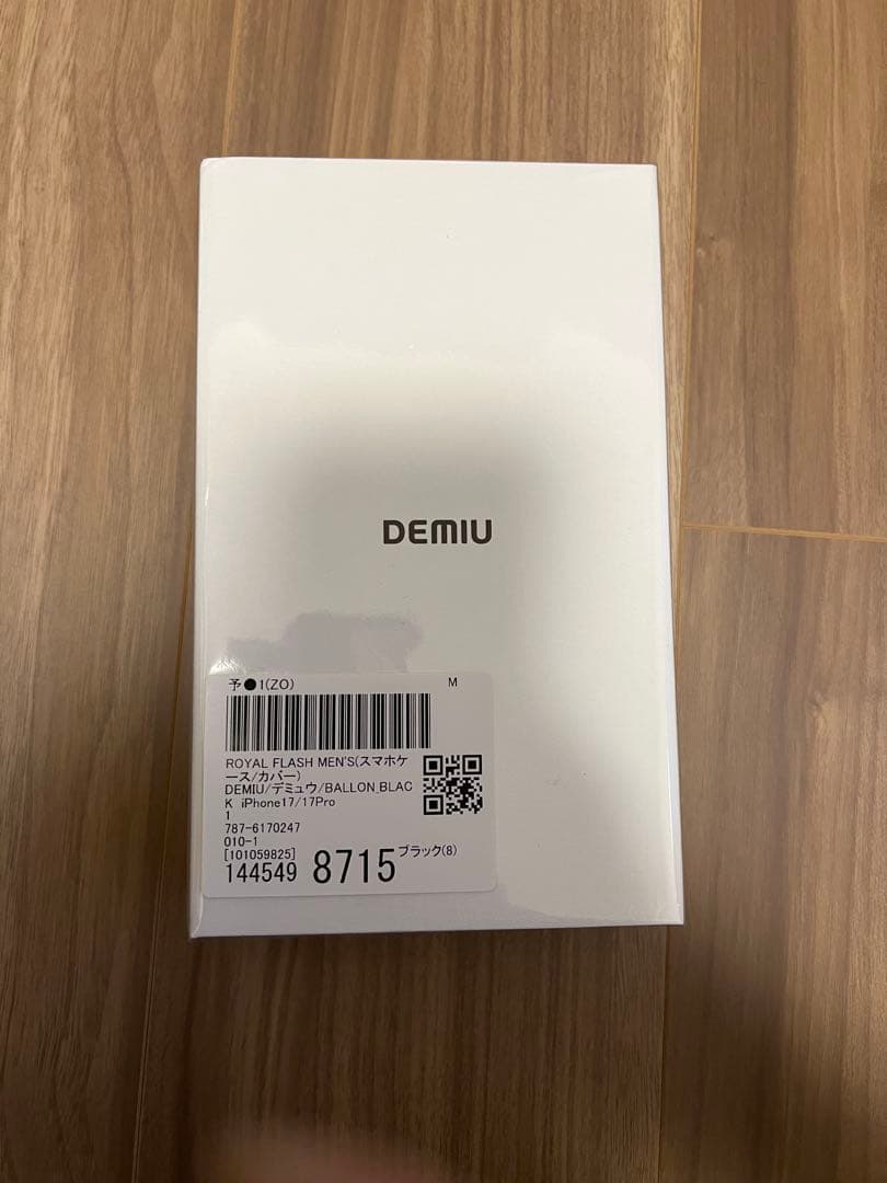 新品　デミュウ　バロン　iPhone17 ケース