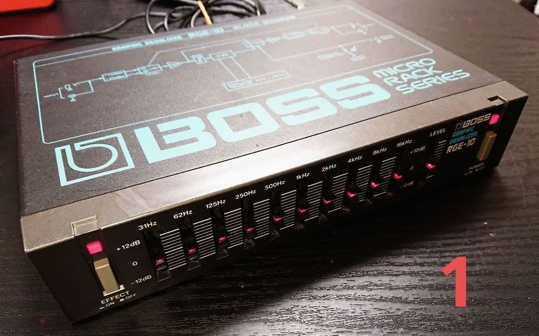 2個 BOSS ボス RGE-10 グラフィック イコライザー PSA-100S