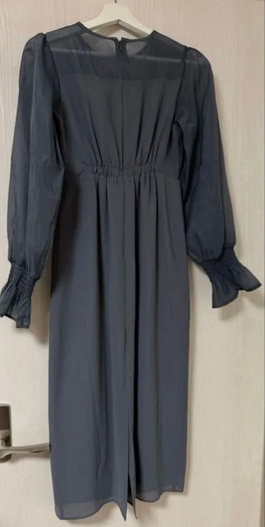 atlo パーティドレス　結婚式　長袖　レディース　披露宴 ドレス シースルー