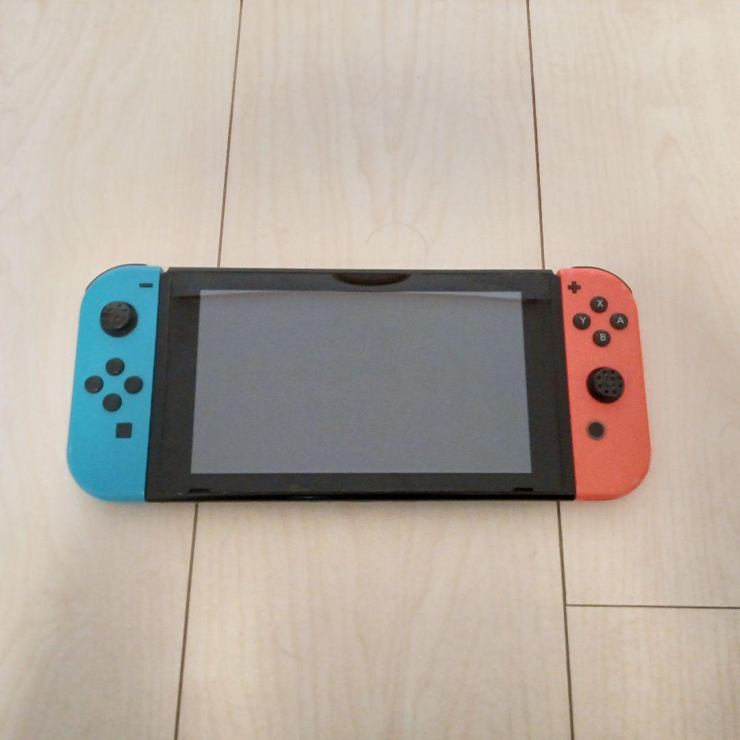 中古Nintendo Switch1 本体 青/赤 未対策機