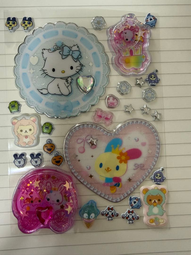 おすそ分け　シール帳　メモ帳　完成品　キャラクター