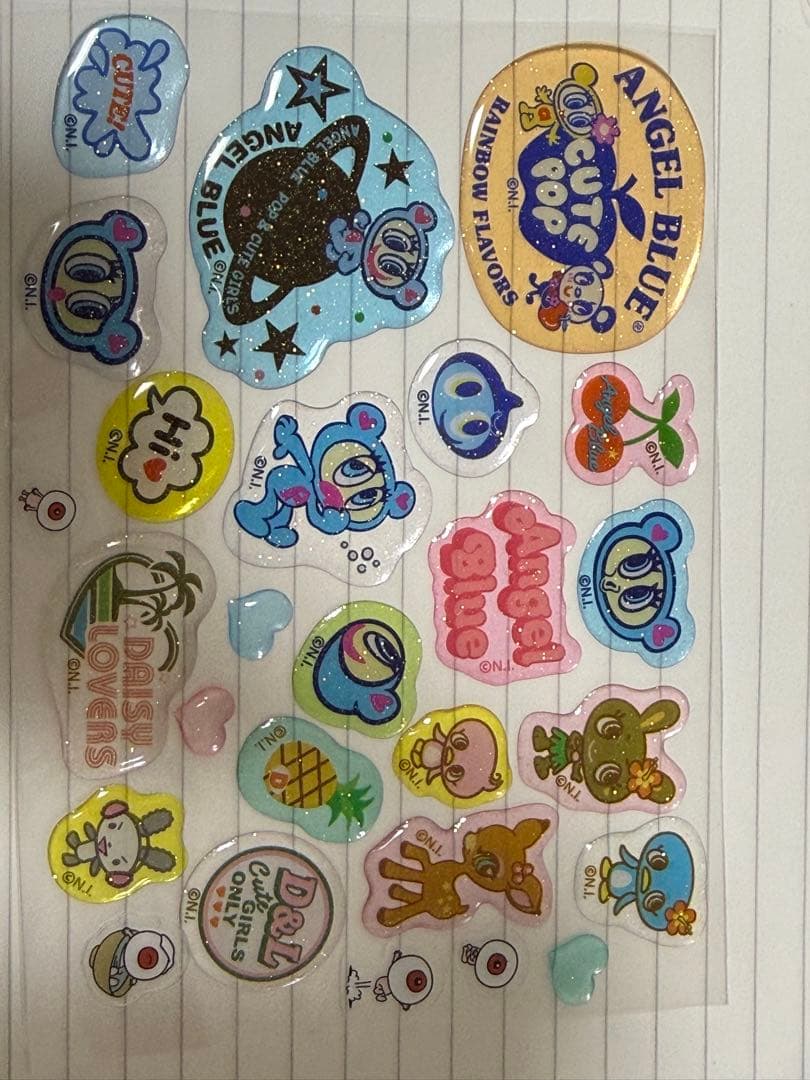 おすそ分け　シール帳　メモ帳　完成品　キャラクター