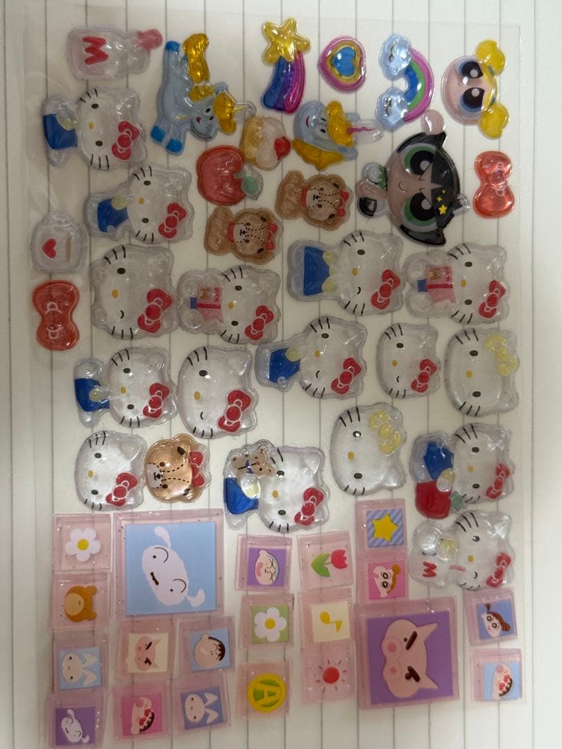 おすそ分け　シール帳　メモ帳　完成品　キャラクター