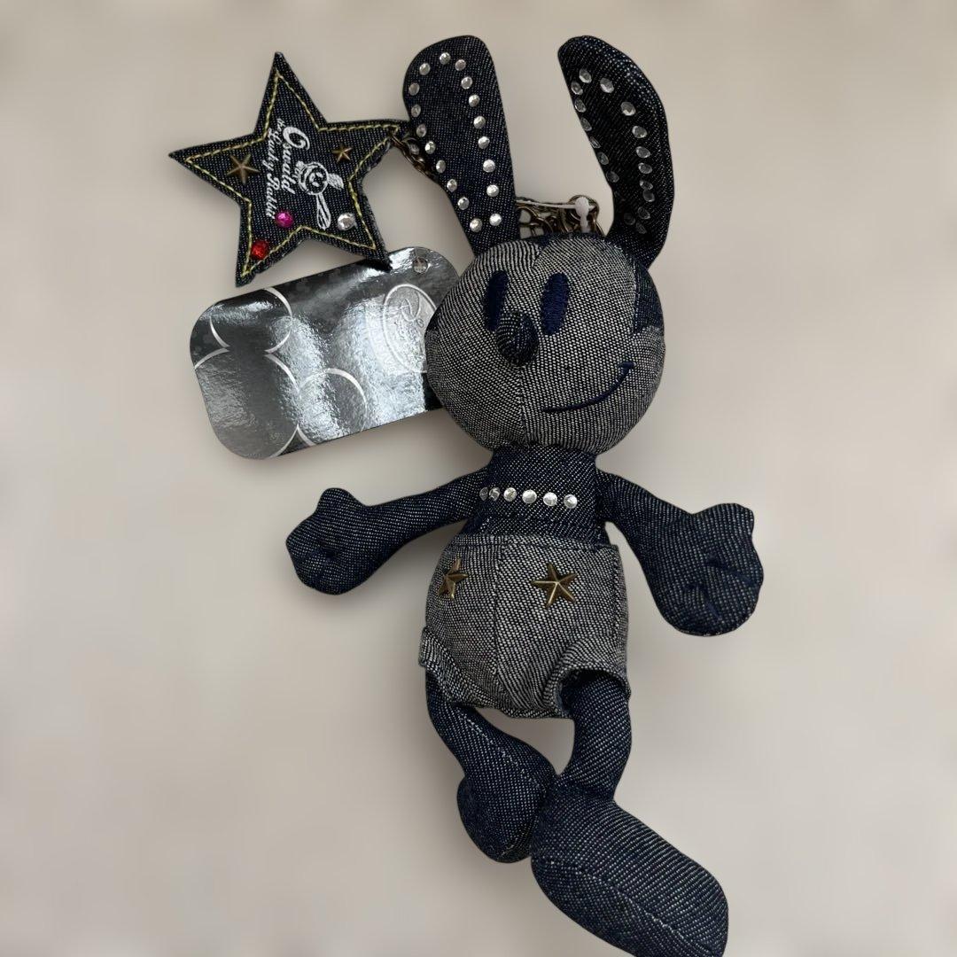 オズワルド デニム キーチェーン　タオル　小物入れ　平成レトロ　ディズニーストア