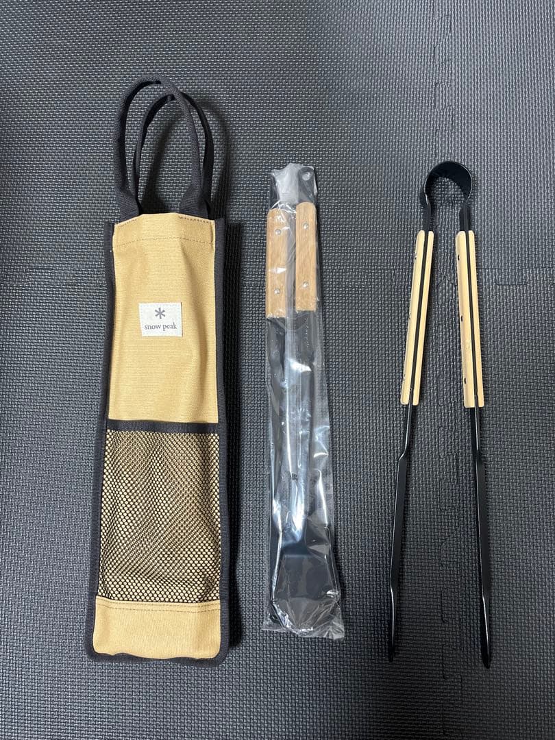 新品　スノーピーク　 peak 焚火ツールセットPRO 火ばさみ