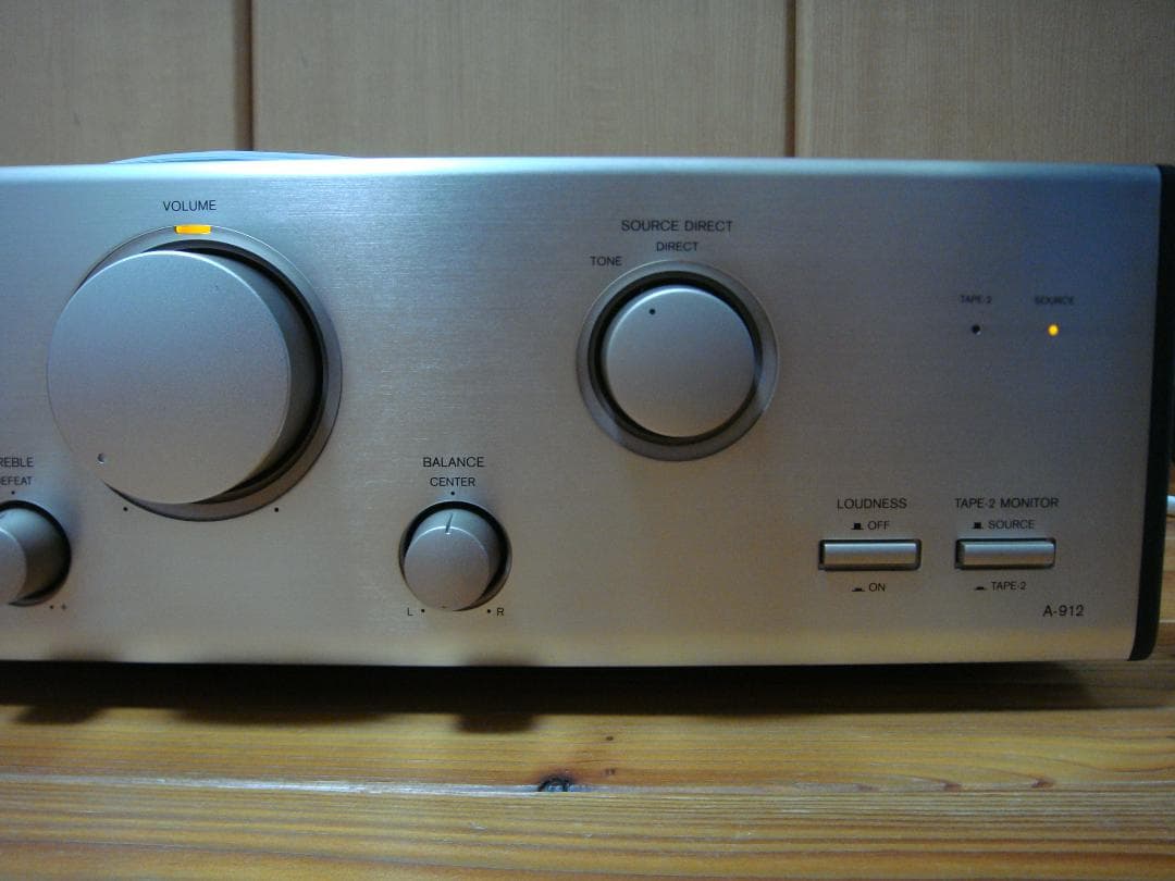 整備済 ONKYOオンキョー アンプ Integra A-912 リモコン取説付