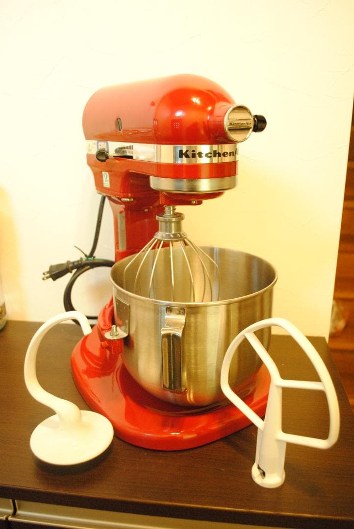 キッチンエイドスタンドミキサ Kitchenaid　KSM5 赤