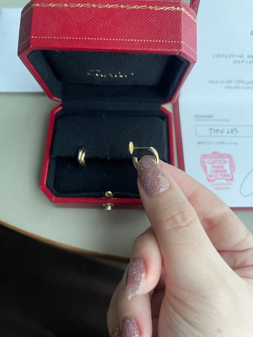 Cartier カルティエ　トリニティ　ピアス