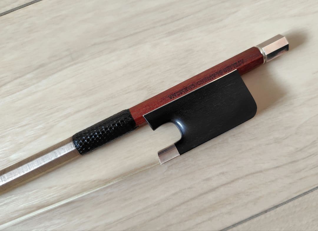 チェロ弓 SLAVIERO ATELIER 銀黒檀 製作証明書付