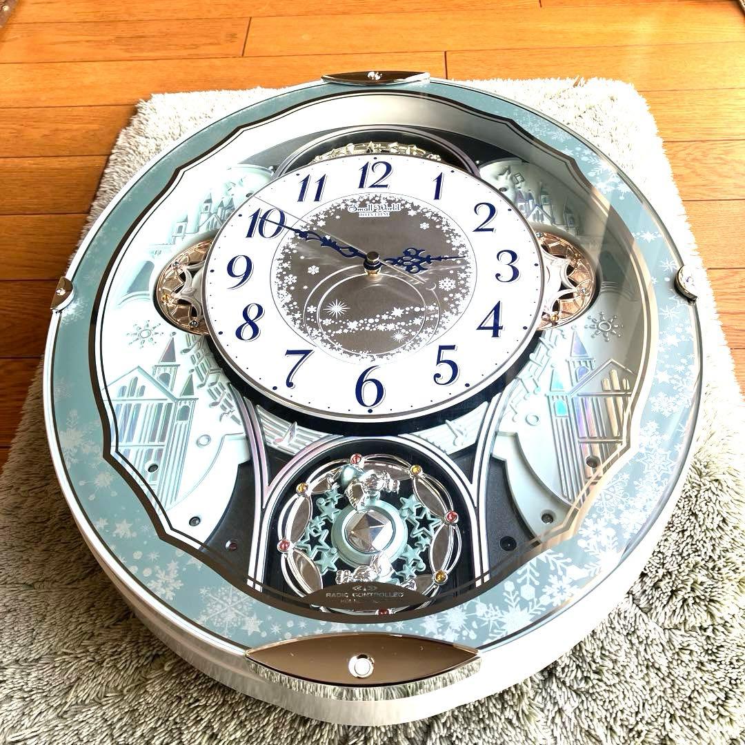 壁掛け時計　Small Worldからくり時計　スモールワ－ルド4MN 537