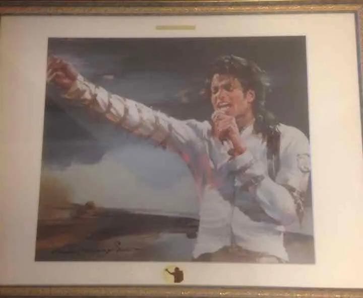 マイケルジャクソン　絵画　村山直儀　MICHAEL'S OF THE SOUL!