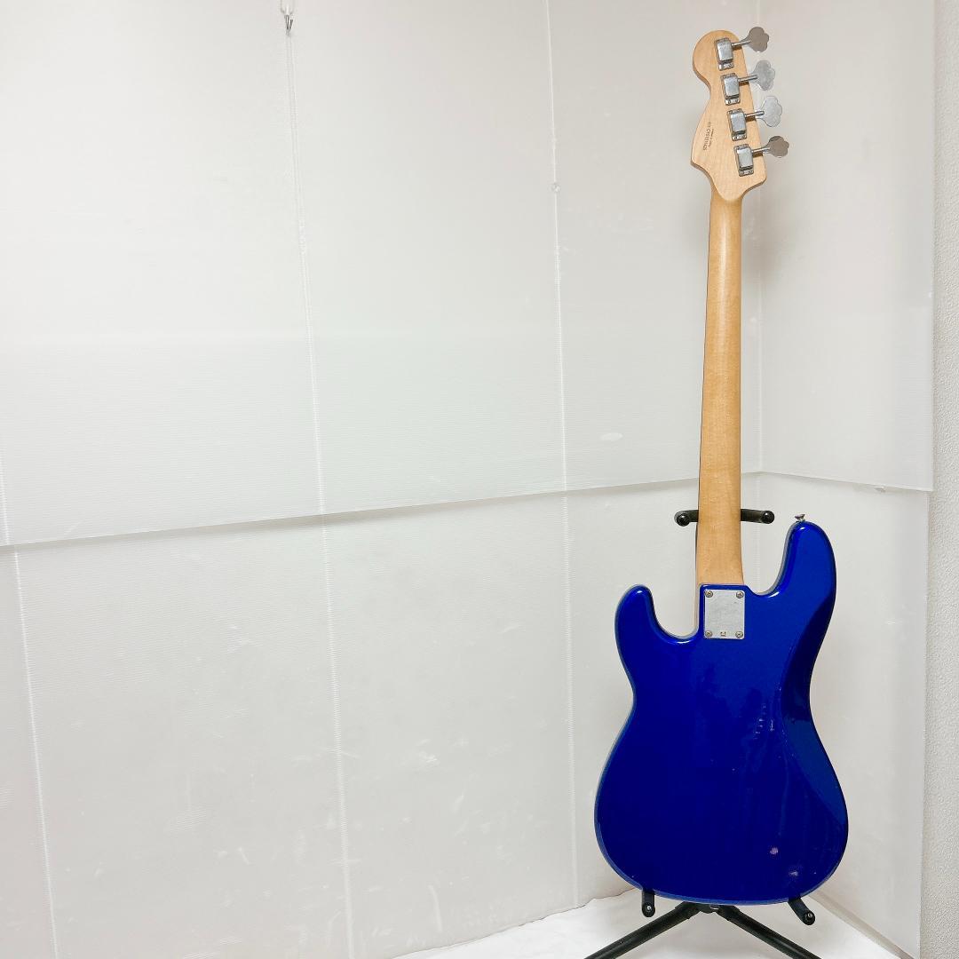 美品 Squier スクワイヤー プレシジョンベース プレベ 青 ブルー