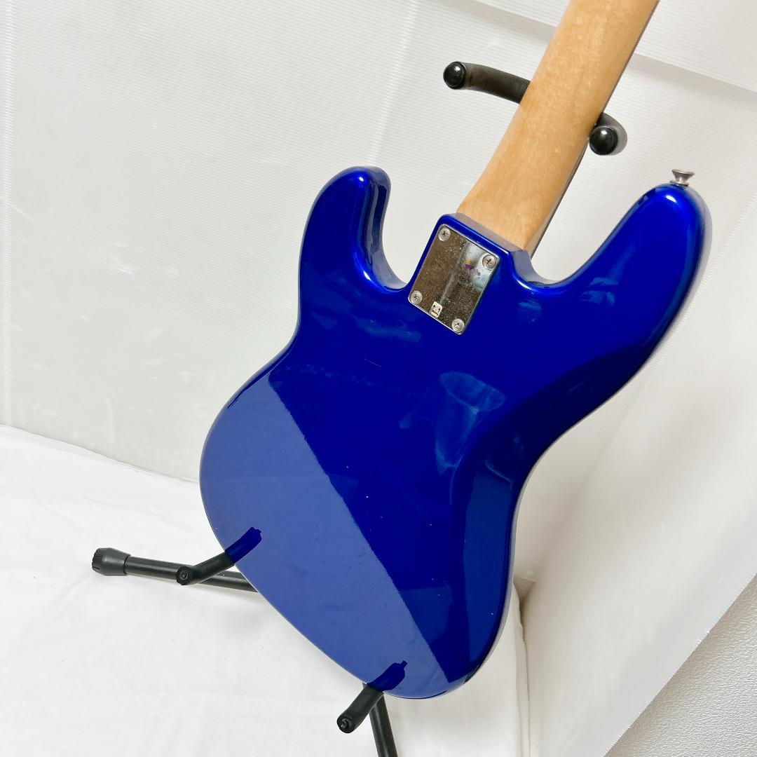 美品 Squier スクワイヤー プレシジョンベース プレベ 青 ブルー