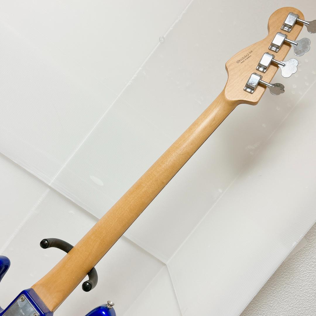美品 Squier スクワイヤー プレシジョンベース プレベ 青 ブルー