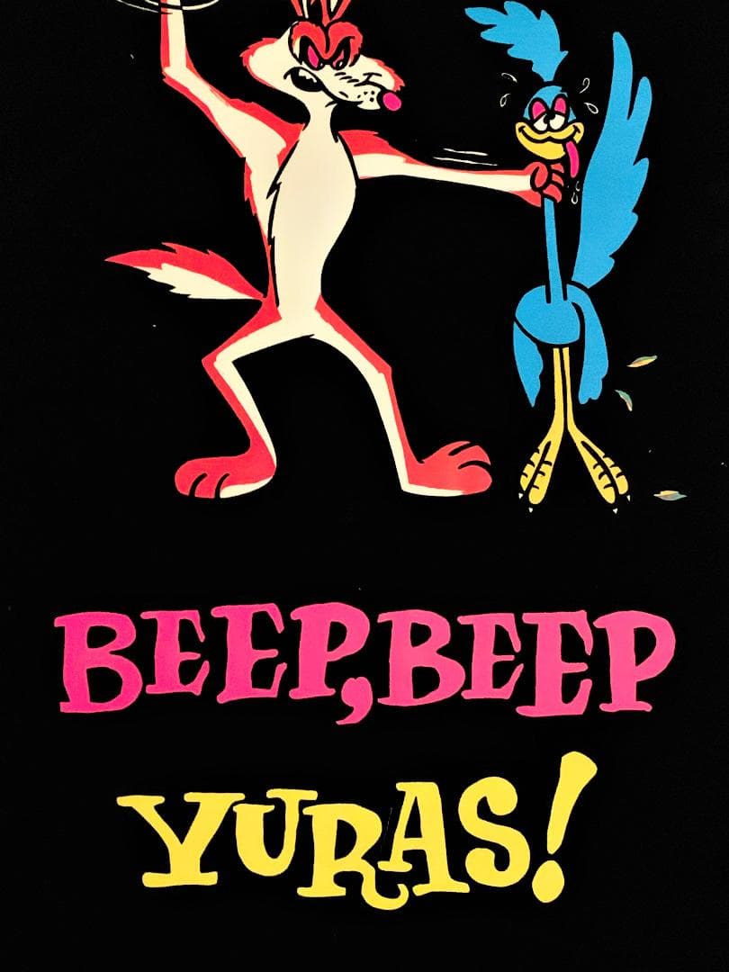 ワーナーブラザーズ パロディ 70’s BEEP ブラックライト ポスター