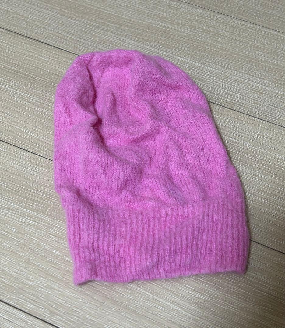 モンクレール moncler ニット帽 ビーニー ピンク