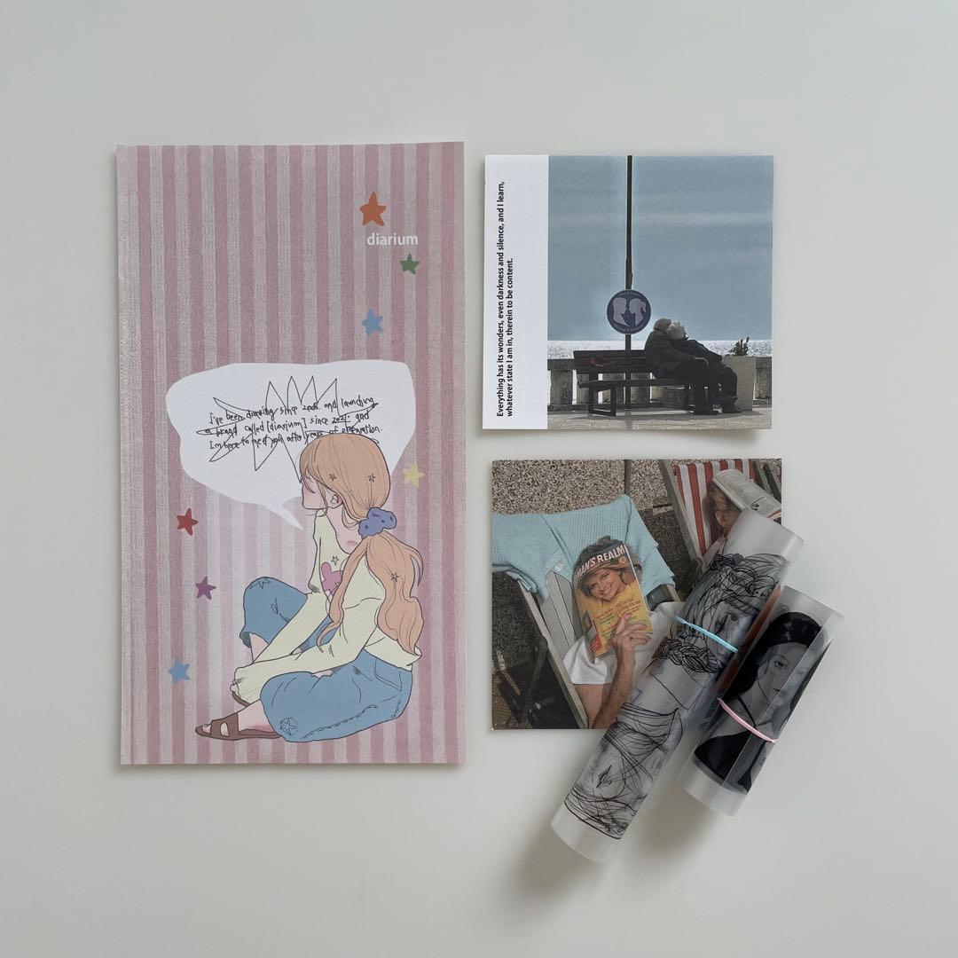 早い者勝ち　韓国　バインダー　貯金　diarium セット　A A6 リフィル