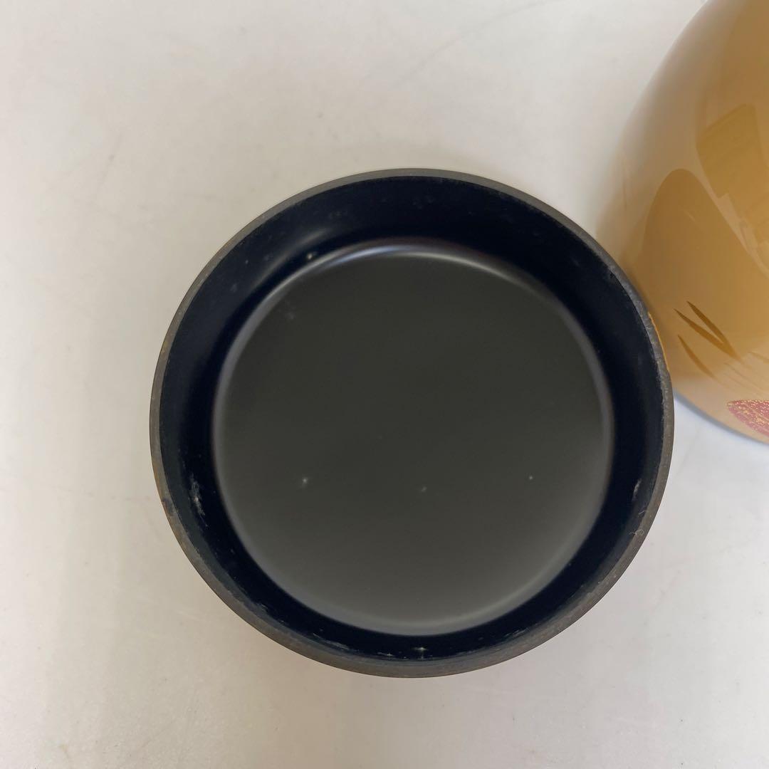 ☆茶3 倉山直彦　海松貝　中棗　幅約6.7㎝　共箱　東さ7-1111③