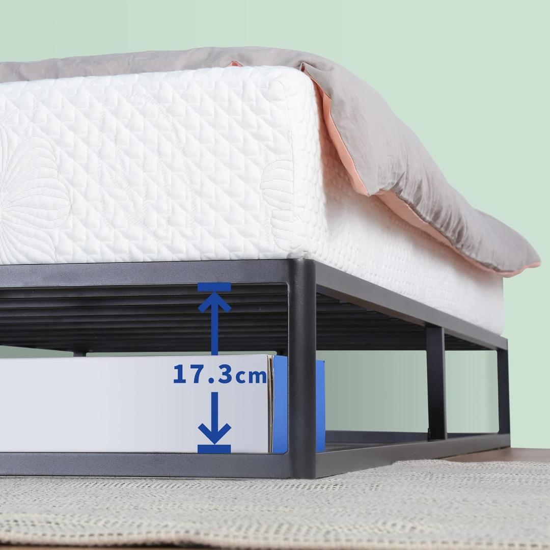 オリースリープ(Olee Sleep) メタルベッドフレーム ブラック シングル