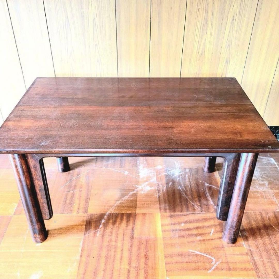 毛玉】松本民芸家具 ミズメザクラ 柳型 ローテーブル